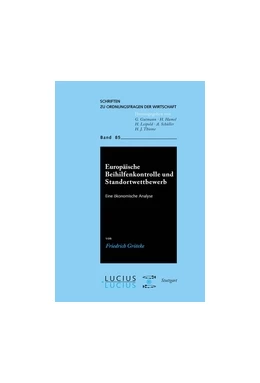 Abbildung von Gröteke | Europäische Beihilfenkontrolle und Standortwettbewerb | 1. Auflage | 2016 | beck-shop.de