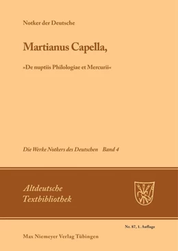 Abbildung von Deutsche / King | Martianus Capella, »De nuptiis Philologiae et Mercurii« | 1. Auflage | 2016 | beck-shop.de