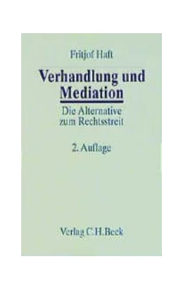 Abbildung von Haft | Verhandlung und Mediation | 2. Auflage | 2000 | beck-shop.de