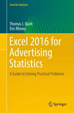 Abbildung von Quirk / Rhiney | Excel 2016 for Advertising Statistics | 1. Auflage | 2018 | beck-shop.de