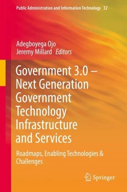 Abbildung von Ojo / Millard | Government 3.0 - Next Generation Government Technology Infrastructure and Services | 1. Auflage | 2017 | beck-shop.de