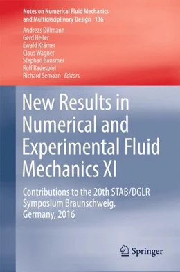 Abbildung von Dillmann / Heller | New Results in Numerical and Experimental Fluid Mechanics XI | 1. Auflage | 2017 | beck-shop.de
