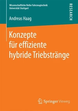 Abbildung von Haag | Konzepte für effiziente hybride Triebstränge | 1. Auflage | 2017 | beck-shop.de