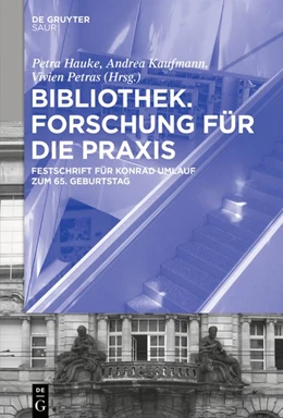 Abbildung von Hauke / Kaufmann | Bibliothek - Forschung für die Praxis | 1. Auflage | 2017 | beck-shop.de