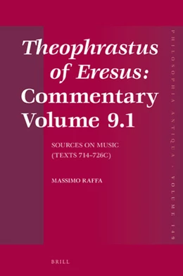 Abbildung von Raffa | Theophrastus of Eresus: Commentary Volume 9.1 | 1. Auflage | 2018 | 149 | beck-shop.de