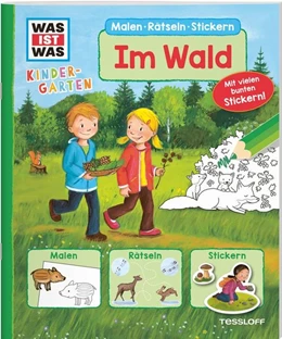 Abbildung von Wenzel | WAS IST WAS Kindergarten Malen Rätseln Stickern Im Wald | 1. Auflage | 2018 | beck-shop.de