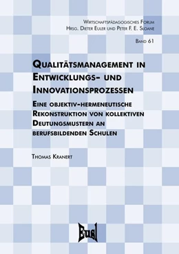 Abbildung von Kranert | Qualitätsmanagement in Entwicklungs- und Innovationsprozessen | 1. Auflage | 2017 | beck-shop.de