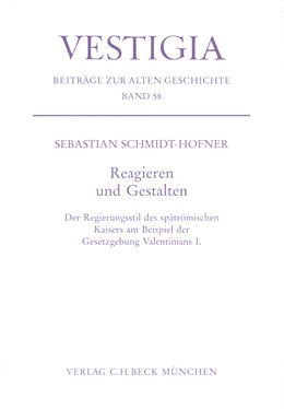 Cover: Schmidt-Hofner, Sebastian, Reagieren und Gestalten