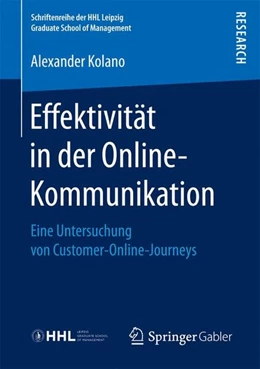 Abbildung von Kolano | Effektivität in der Online-Kommunikation | 1. Auflage | 2017 | beck-shop.de