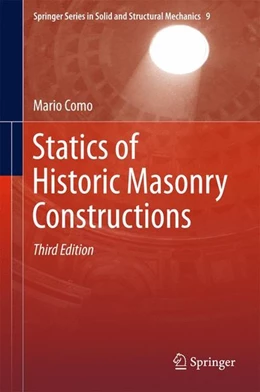 Abbildung von Como | Statics of Historic Masonry Constructions | 3. Auflage | 2017 | beck-shop.de