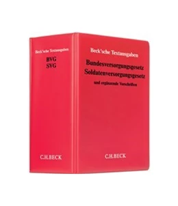 Abbildung von Bundesversorgungsgesetz Hauptordner 56 mm • Ersatzordner (leer) | 1. Auflage | | beck-shop.de