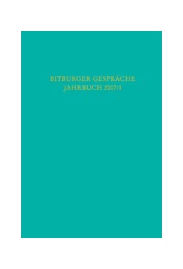 Abbildung von Bitburger Gespräche: Jahrbuch 2007/I | 1. Auflage | 2008 | beck-shop.de