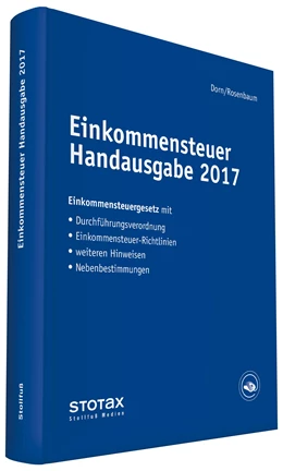 Abbildung von Einkommensteuer Handausgabe 2017 | 1. Auflage | 2018 | beck-shop.de