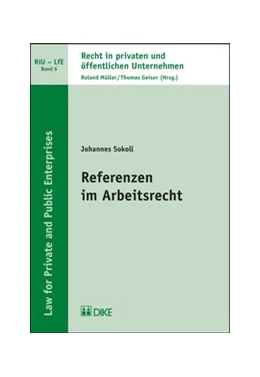 Abbildung von Sokoll | Referenzen im Arbeitsrecht
 | 1. Auflage | 2016 | Band 6 | beck-shop.de
