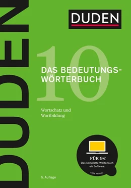 Abbildung von Dudenredaktion | Duden - Bedeutungswörterbuch | 5. Auflage | 2018 | beck-shop.de