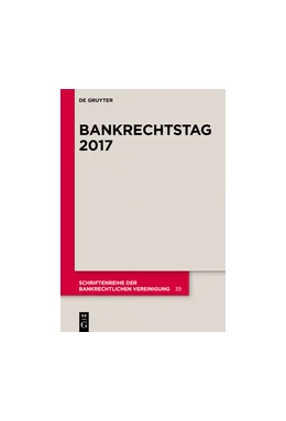 Abbildung von Bankrechtstag 2017 | 1. Auflage | 2018 | 39 | beck-shop.de