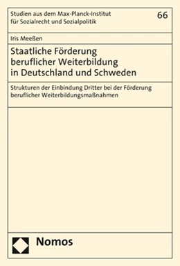 Abbildung von Meeßen | Staatliche Förderung beruflicher Weiterbildung in Deutschland und Schweden | 1. Auflage | 2017 | 66 | beck-shop.de