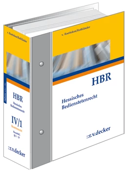 Abbildung von von Roetteken / Rothländer (Hrsg.) | Hessisches Bedienstetenrecht - HBR - ohne Aktualisierungsservice | 1. Auflage | 2023 | beck-shop.de