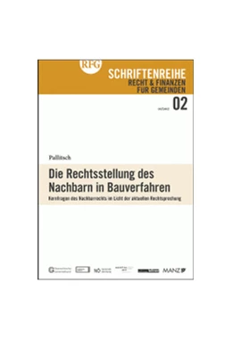 Abbildung von Pallitsch | Die Rechtsstellung des Nachbarn in Bauverfahren | 1. Auflage | 2017 | beck-shop.de