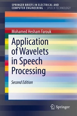 Abbildung von Farouk | Application of Wavelets in Speech Processing | 2. Auflage | 2017 | beck-shop.de
