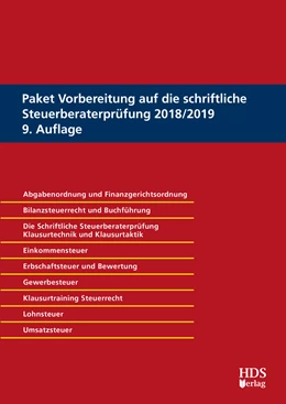 Abbildung von Maus / Endlich | Paket Vorbereitung auf die schriftliche Steuerberaterprüfung 2018/2019 • Set | 9. Auflage | 2018 | beck-shop.de