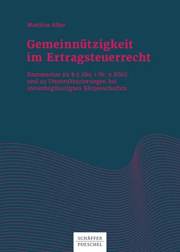 Abbildung von Alber | Gemeinnützigkeit im Ertragsteuerrecht | 1. Auflage | 2018 | beck-shop.de