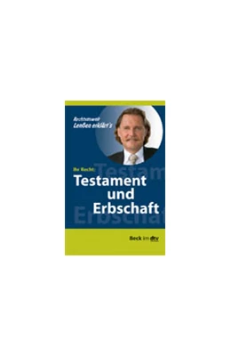 Abbildung von Lenßen | Ihr Recht: Testament und Erbschaft | 1. Auflage | 2009 | 50452 | beck-shop.de