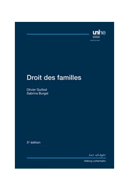 Abbildung von Guillod / Burgat | Droit des familles | 5. Auflage | 2018 | beck-shop.de