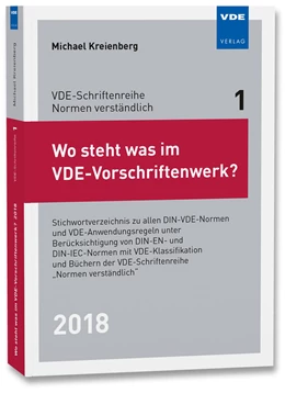 Abbildung von Kreienberg | Wo steht was im VDE-Vorschriftenwerk? 2018 | 1. Auflage | 2018 | 1 | beck-shop.de