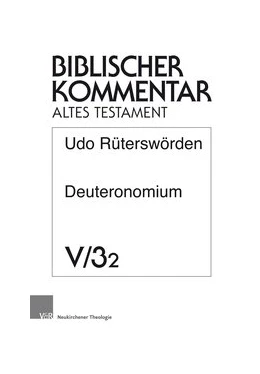 Abbildung von Rüterswörden | Deuteronomium | 1. Auflage | 2018 | beck-shop.de