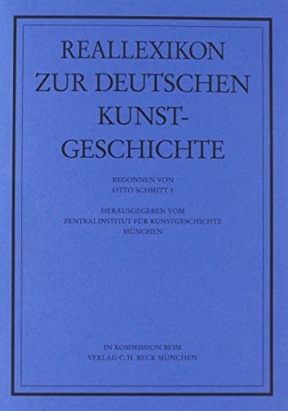 Cover:, Reallexikon Dt. Kunstgeschichte  120. Lieferung