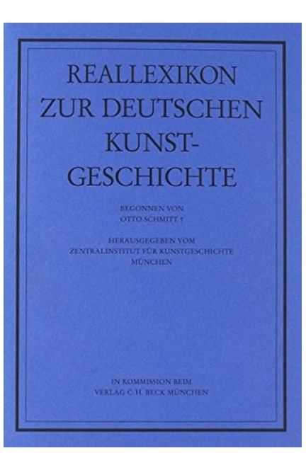 Cover: Otto Schmitt, Reallexikon Dt. Kunstgeschichte  120. Lieferung