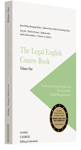 Abbildung von Bollag / Weston Walsh at al. | The Legal English Course Book: Volume One | 1. Auflage | 2018 | beck-shop.de