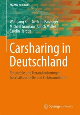 Abbildung von Rid / Parzinger | Carsharing in Deutschland | 1. Auflage | 2017 | beck-shop.de