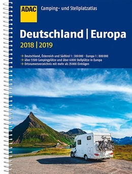 Abbildung von ADAC Camping- und Stellplatzatlas Deutschland/Europa 2018/2019 | 3. Auflage | 2018 | beck-shop.de