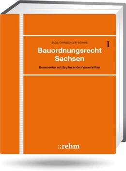 Abbildung von Jäde +/ Dirnberger | Bauordnungsrecht Sachsen - ohne Aktualisierungsservice | 1. Auflage | 2024 | beck-shop.de