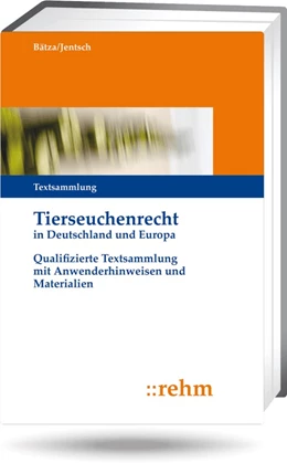 Abbildung von Bätza / Jentsch | Tierseuchenrecht in Deutschland und Europa - ohne Aktualisierungsservice | 1. Auflage | 2024 | beck-shop.de