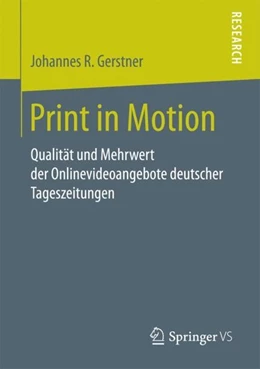 Abbildung von Gerstner | Print in Motion | 1. Auflage | 2017 | beck-shop.de