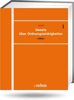 Abbildung von Wieser | Gesetz über Ordnungswidrigkeiten - OWiG - ohne Aktualisierungsservice | 1. Auflage | 2021 | beck-shop.de