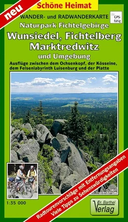 Abbildung von Wander- und Radwanderkarte Naturpark Fichtelgebirge, Wunsiedel, Fichtelberg, Marktredwitz und Umgebung 1 : 35 000 | 1. Auflage | 2019 | beck-shop.de