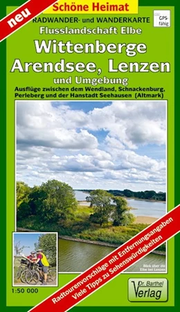 Abbildung von Radwander- und Wanderkarte Flusslandschaft Elbe, Wittenberge, Arendsee, Lenzen und Umgebung 1 : 50 000 | 1. Auflage | 2018 | beck-shop.de