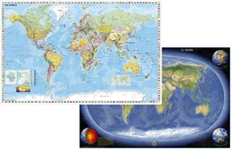 Abbildung von Weltkarte (engl.) / Erde Panorama (engl.) DUO-Schreibunterlage | 1. Auflage | 2014 | beck-shop.de