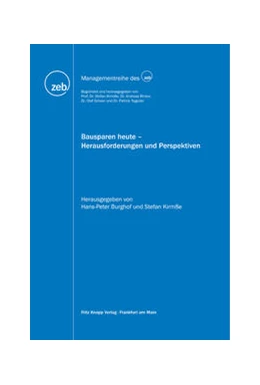 Abbildung von Burghof / Kirmße | Bausparen heute - Herausforderungen und Perspektiven | 1. Auflage | 2018 | beck-shop.de