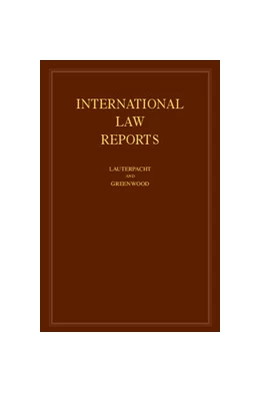 Abbildung von Lauterpacht / Greenwood | International Law Reports | 1. Auflage | 1998 | beck-shop.de