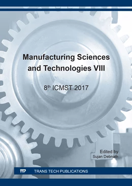 Abbildung von Debnath | Manufacturing Sciences and Technologies VIII | 1. Auflage | 2018 | beck-shop.de