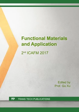 Abbildung von Xu | Functional Materials and Application | 1. Auflage | 2018 | Volume 759 | beck-shop.de