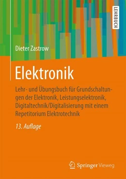 Abbildung von Zastrow | Elektronik | 13. Auflage | 2017 | beck-shop.de