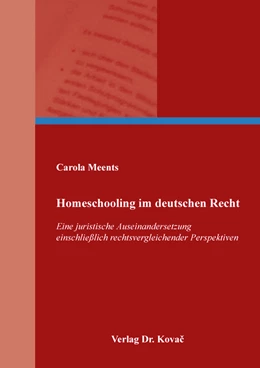 Abbildung von Meents | Homeschooling im deutschen Recht | 1. Auflage | 2018 | 136 | beck-shop.de