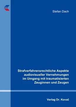 Abbildung von Dach | Strafverfahrensrechtliche Aspekte audiovisueller Vernehmungen im Umgang mit traumatisierten Zeuginnen und Zeugen | 1. Auflage | 2018 | 22 | beck-shop.de
