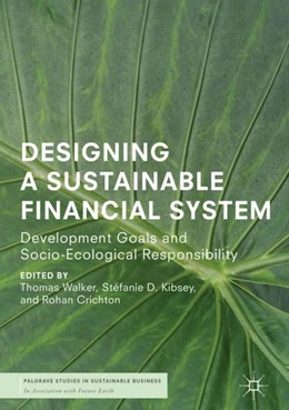 Abbildung von Walker / Kibsey | Designing a Sustainable Financial System | 1. Auflage | 2018 | beck-shop.de